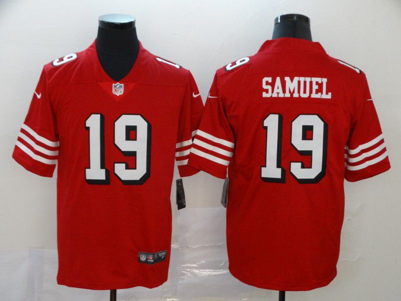 Men San Francisco 49ers #19 Samuel Red New Nike Vapor Untouchable Limited NFL Jersey->youth nfl jersey->Youth Jersey